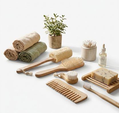 Zero-Waste Bath Accessories Bundle by BeNat