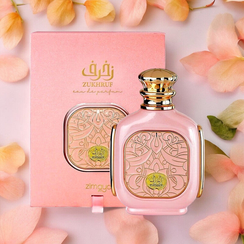 Zimaya Zukhuruf Pink Eau de Parfum Women (3.4 oz)  DestGlow