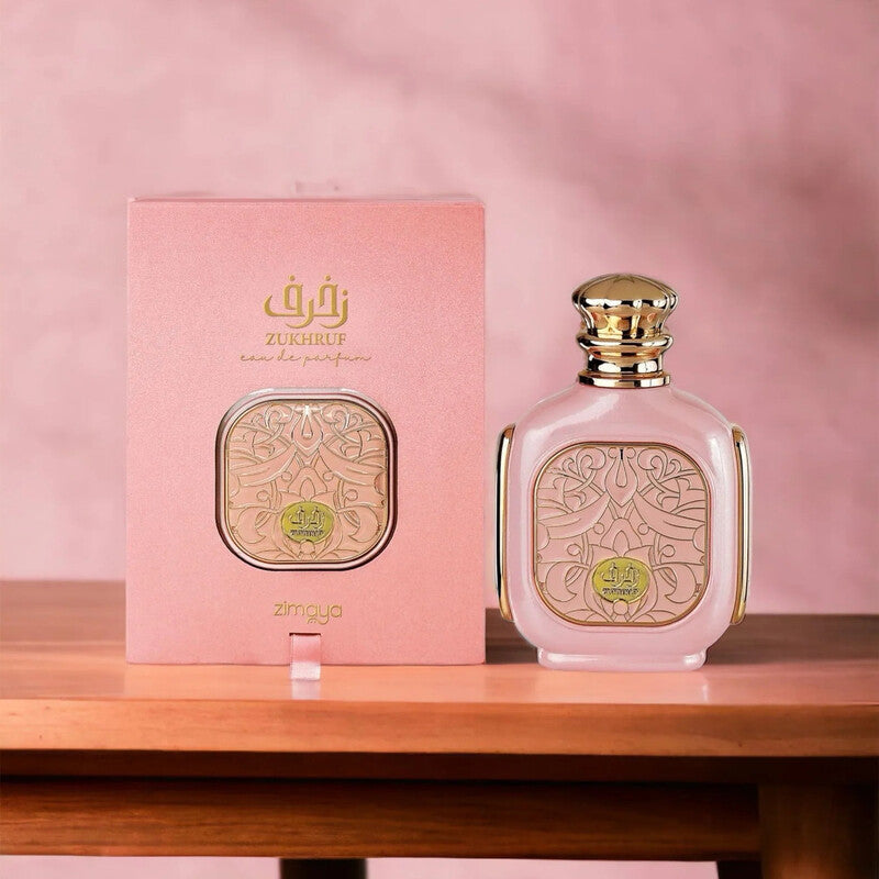 Zimaya Zukhuruf Pink Eau de Parfum Women (3.4 oz)  DestGlow