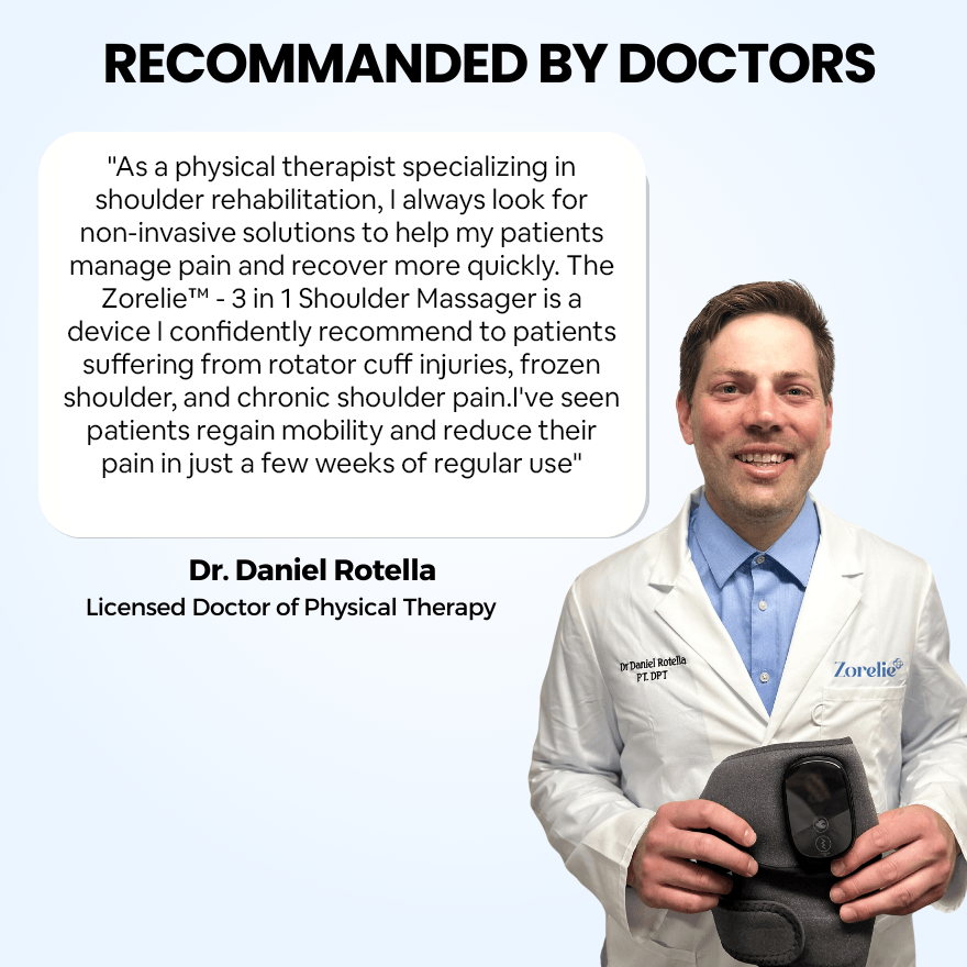 FlexiRelief™ 3-in-1 Shoulder Massager – Heat, Vibration &amp; Kneading Therapy for Pain Relief