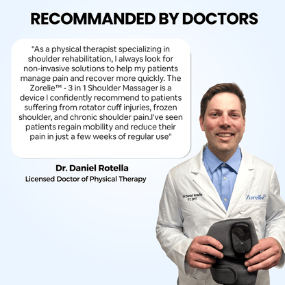 FlexiRelief™ 3-in-1 Shoulder Massager – Heat, Vibration &amp; Kneading Therapy for Pain Relief