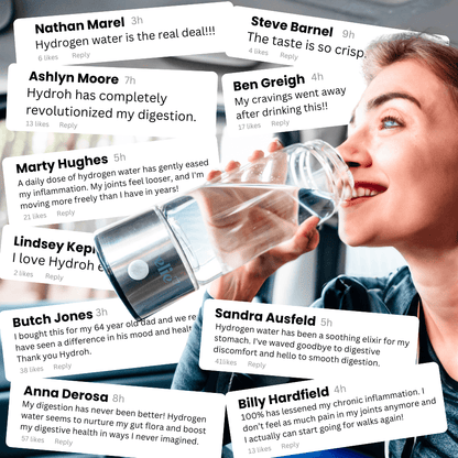 H2Life™ Portable Hydrogen Water Bottle – Sleek Design for Healthy Hydration