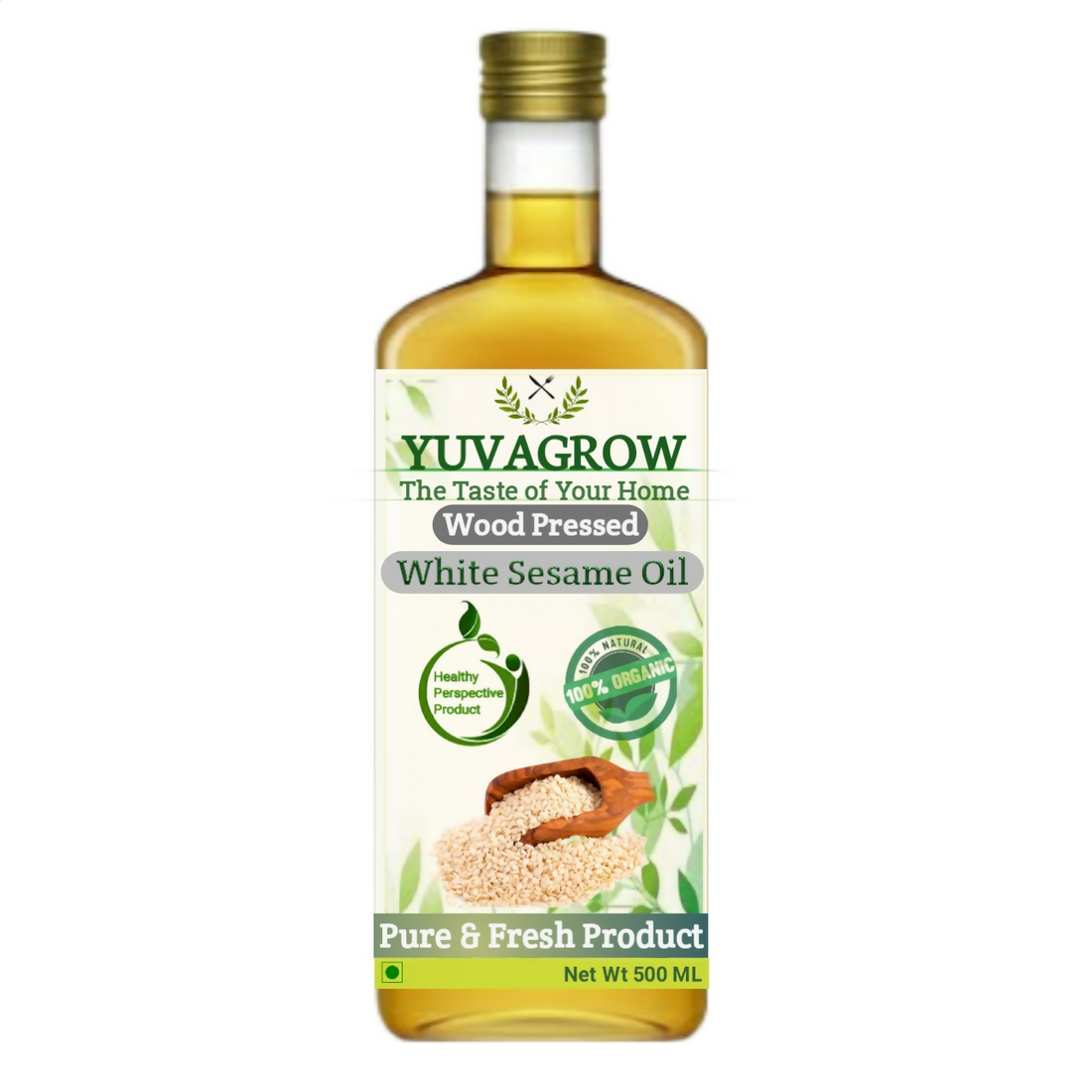 Yuvagrow Wood Pressed White Sesame Oil