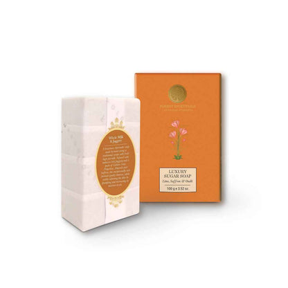 Forest Essentials Luxury Sugar Soap Lime Saffron &amp; Oudh